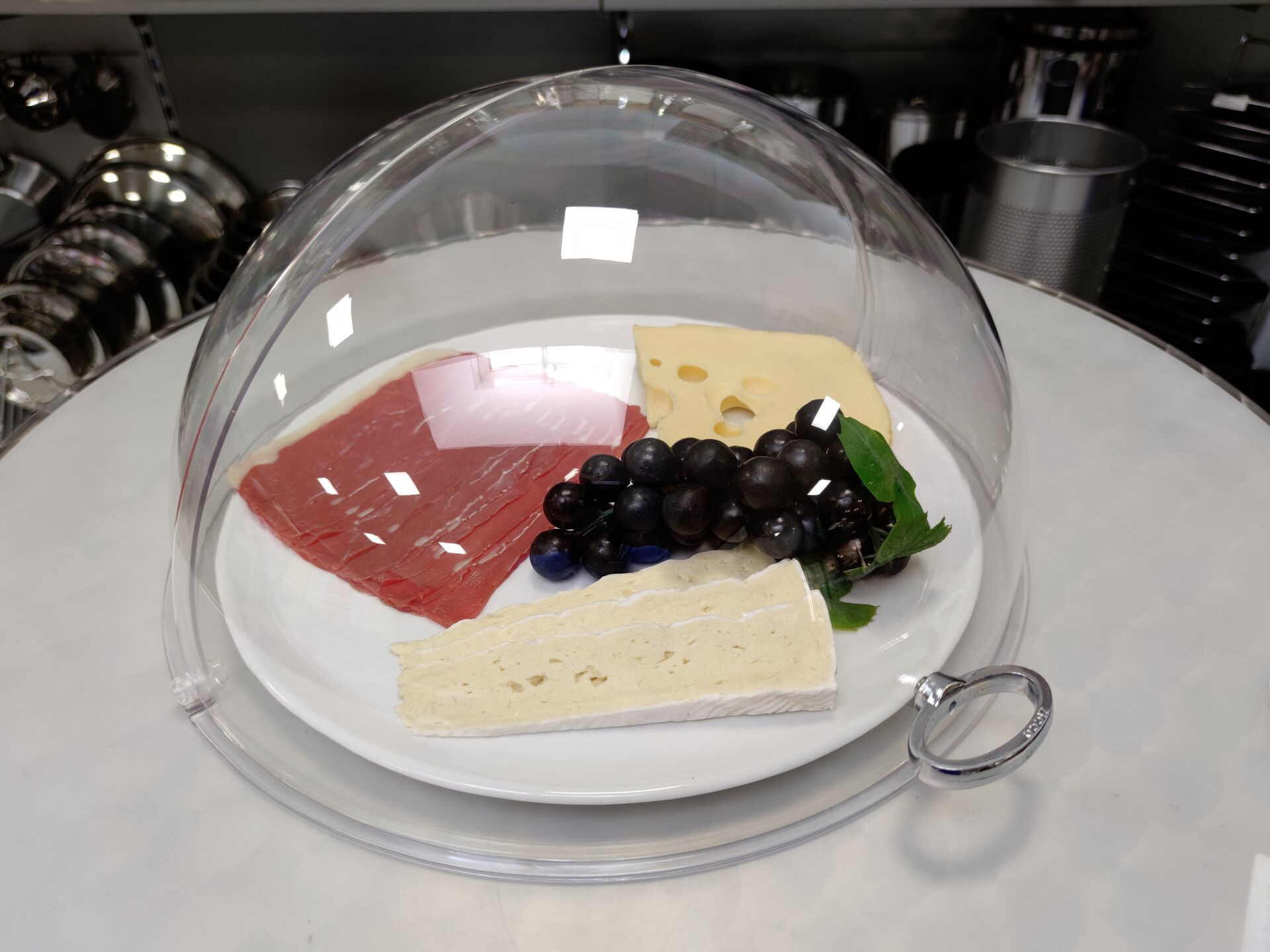 Rolltop-Abdeckhaube, rund